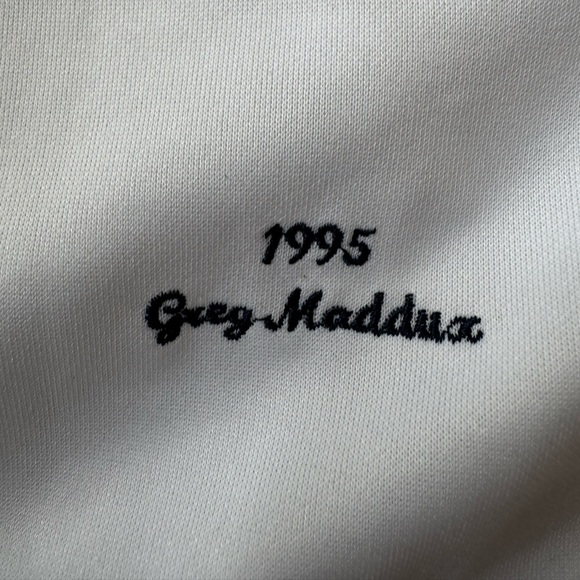 Atlanta Braves Greg Maddux #31 Sewn Mitchell & Ness MLB WS 1995 Jersey Size: XXL - Picture 8 of 9